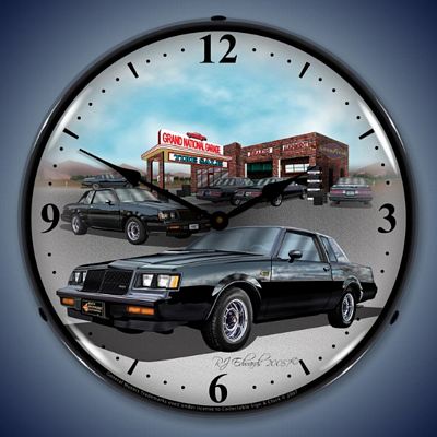 1987 Buick Grand National Lighted Wall Clock