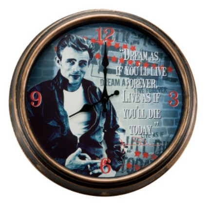 James Dean Large Wall Clock