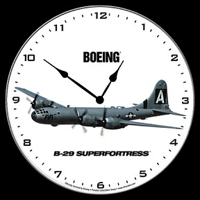 B-29 SUPERFORTRESS WALL AIRCRAFT CLOCK