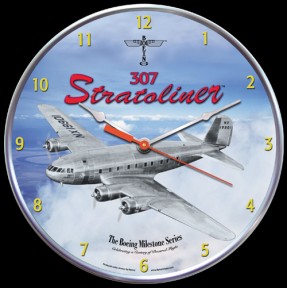 BOEING 307 STRATOLINER WALL AIRCRAFT CLOCK
