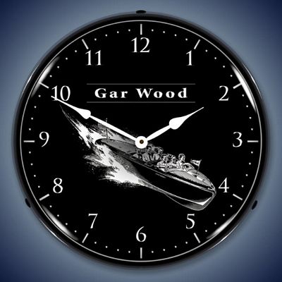 Garwood Boats Lighted Wall Clock