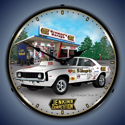 1969 Jenkins Camaro Lighted Wall Clock