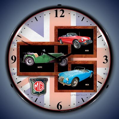 MG Lighted Wall Clock