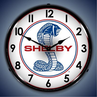 Shelby Cobra Lighted Wall Clock