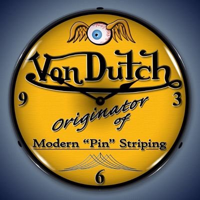 Von Dutch Lighted Wall Clock