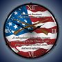 2nd Amendment Lighted Wall Clock