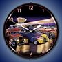 Bruce Kaiser Burger Bobs Lighted Wall Clock