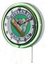 Billiards Rack Em Double Neon Wall Clock