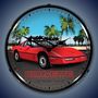 C4 Corvette Lighted Wall Clock