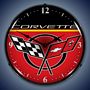 C5 Corvette Lighted Wall Clock