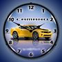 Camaro G5 Rally Yellow Lighted Wall Clock