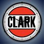 Clark Gas Lighted Wall Clock