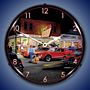 Bruce Kaiser Crazy Eds Lighted Wall Clock