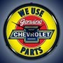 Chevrolet Genuine Parts Lighted Wall Clock