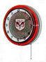 Dodge Grab Life By The Horns Double Neon Wall Clock