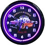Get Your Kicks On Route 66 Neon Wall Clock