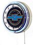 Genuine Chevrolet Double Neon Wall Clock