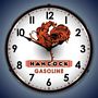 Hancock Gasoline Lighted Wall Clock