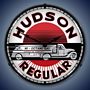 Hudson Gasoline Lighted Wall Clock
