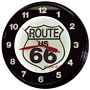 Route 66 Neon Wall Clock