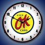 OK Used Cars Lighted Wall Clock