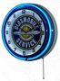 Oldsmobile Service Double Neon Wall Clock