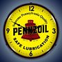Pennzoil Motor Oil Lighted Wall Clock