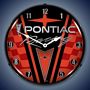Pontiac Racing Lighted Wall Clock