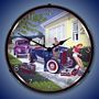 Bruce Kaiser Shade Tree Mechanic Lighted Wall Clock