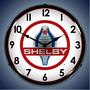 Shelby Logo Lighted Wall Clock