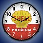 Shell Premium Gas Lighted Wall Clock