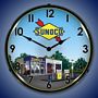 Sunoco Gas Station Lighted Wall Clock