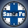 Santa Fe Railroad Lighted Wall Clock