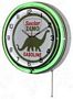 Sinclair Dino Gasoline Double Neon Wall Clock