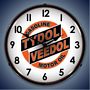Tydol Veedol Gasoline Lighted Wall Clock