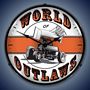 World Of Outlaws Lighted Wall Clock