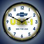 Chevrolet USA 1 Lighted Wall Clock