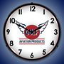Gulf Avaition Lighted Wall Clock