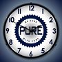 Pure Oil Jobbers Lighted Wall Clock