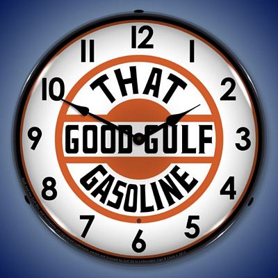 That Good Gulf Gasonline Lighted Wall Clock