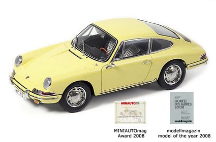 1964 Porsche 901 Champagne Yellow Limited Edition Die-Cast 1:18 Scale Model Car by CMC