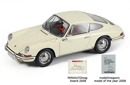 1964 Porsche 911 Light Ivory Die-Cast 1:18 Scale Model Car by CMC
