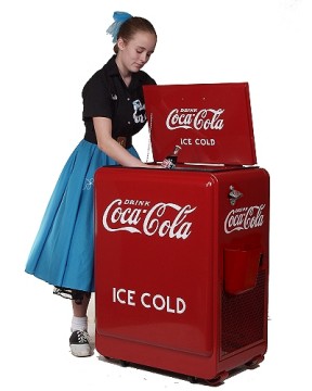 COCA-COLA REFRIGERATED COOLER CHEST