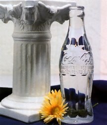 COCA-COLA LEAD CRYSTAL CONTOUR BOTTLE