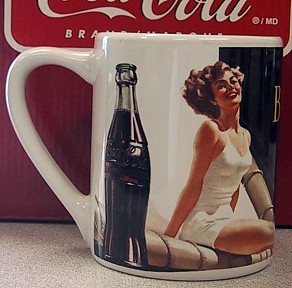 Coca-Cola Bathing Beauties 11 Ounce Mug - Be Refreshed