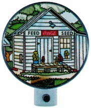 COCA-COLA FEED STORE NIGHT LIGHT