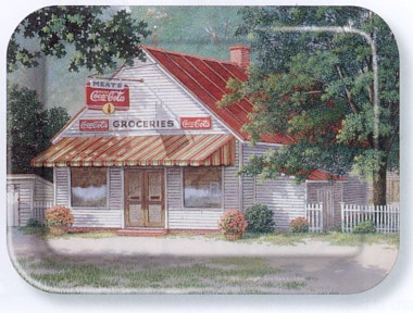 COCA-COLA COUNTRY STORE METAL TRAY