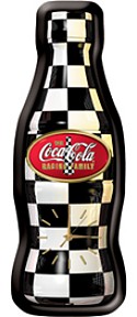COCA-COLA BOTTLE RACING WALL CLOCK