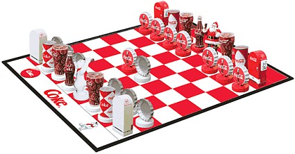 Coca-Cola Collectible Version Of Chess