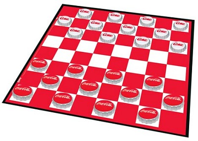 Coca-Cola Collectors Version Of Checkers